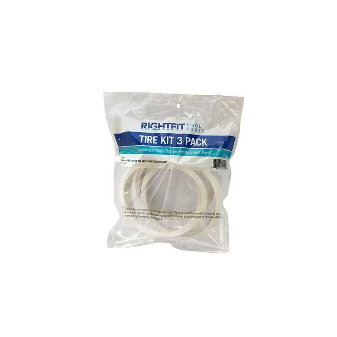 Right Fit - Replacement Tires For Polaris 180/280/360/380 Pool Cleaners, 3-Pack 1 Right Fit - Replacement Tires For Polaris 180/280/360/380 Pool Cleaners, 3-Pack