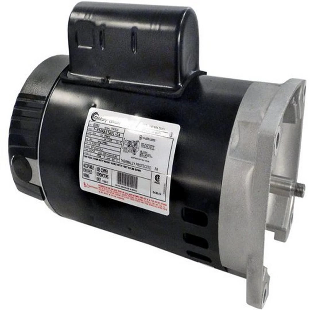 Century A.O. Smith - B2853 Square Flange 1HP Up Rated 56Y Pool And Spa Pump Motor 1 Century A.O. Smith - B2853 Square Flange 1HP Up Rated 56Y Pool And Spa Pump Motor