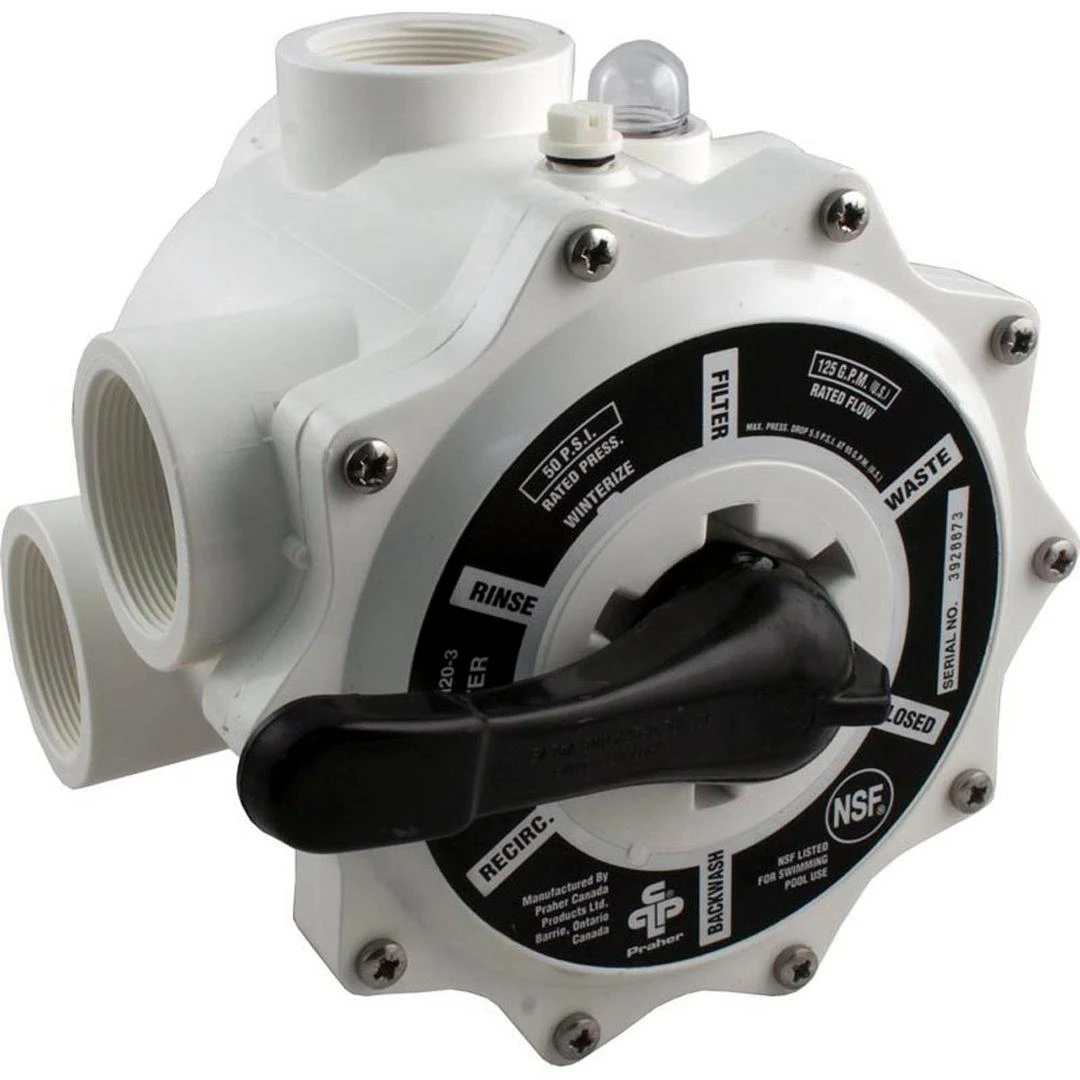 Praher - SM-20-3 Sand 2" FTP Multiport Valve For Sand Filter - Image 2